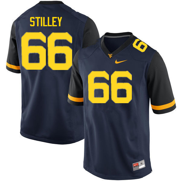Men #66 Adam Stilley West Virginia Mountaineers College Football Jerseys Sale-Navy